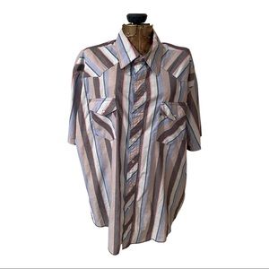 VINTAGE WRANGLER PEARL SNAP